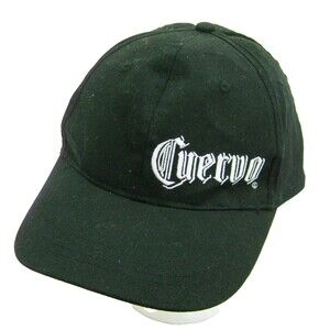 Jose Cuervo Tequila Black Baseball Cap Logo Hat Adjustable 100% Cotton